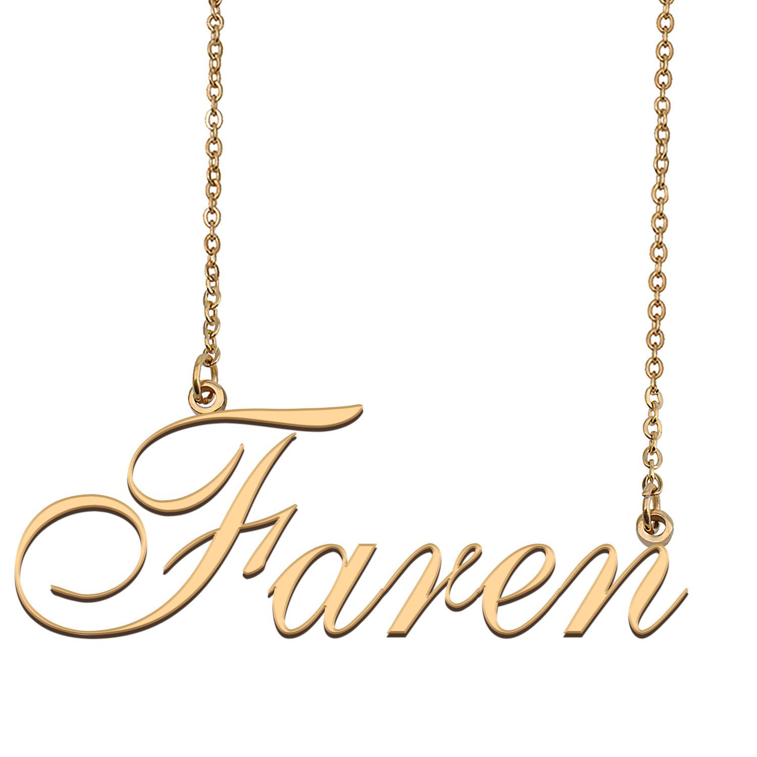 Custom Name Necklace Awesome Gift for My Best Friend Faren