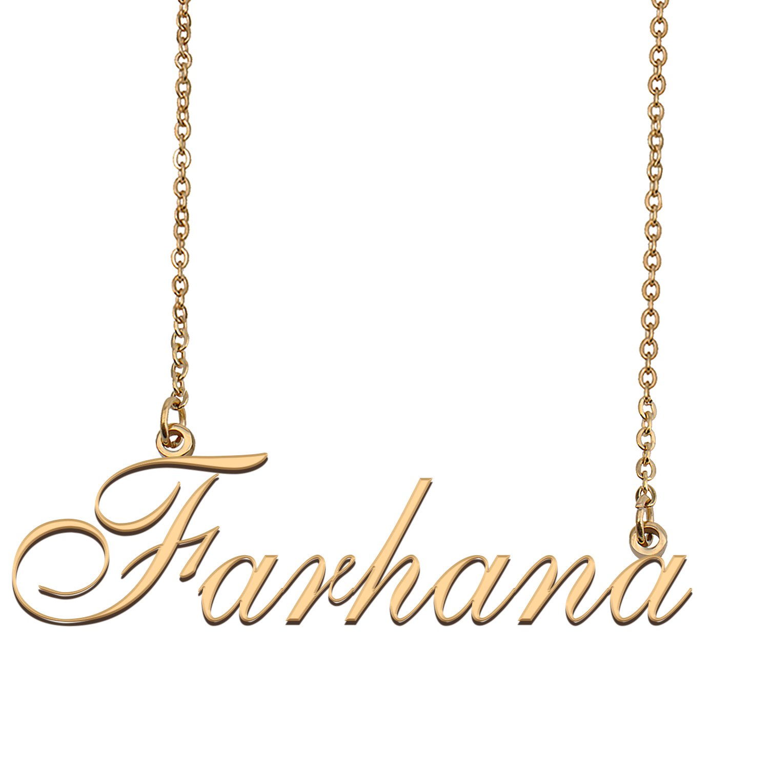 Custom Name Necklace Awesome Gift for My Best Friend Farhana