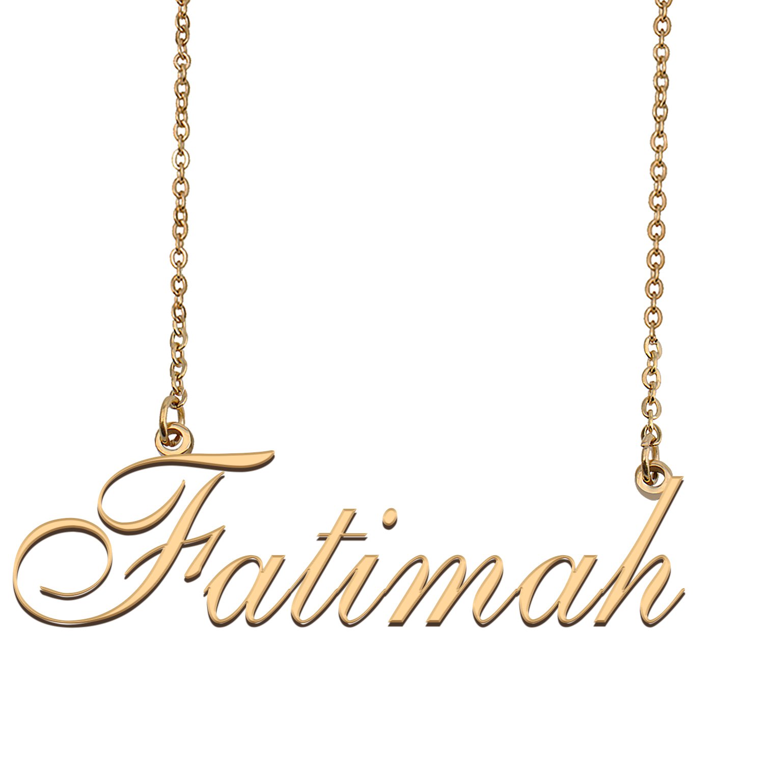 Custom Name Necklace Awesome Gift for My Best Friend Fatimah