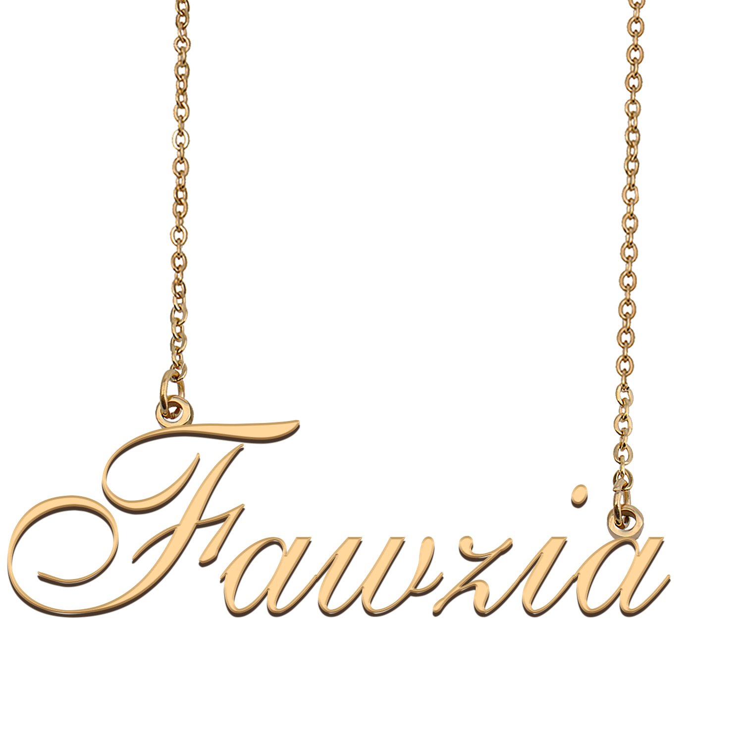 Custom Name Necklace Awesome Gift for My Best Friend Fawzia