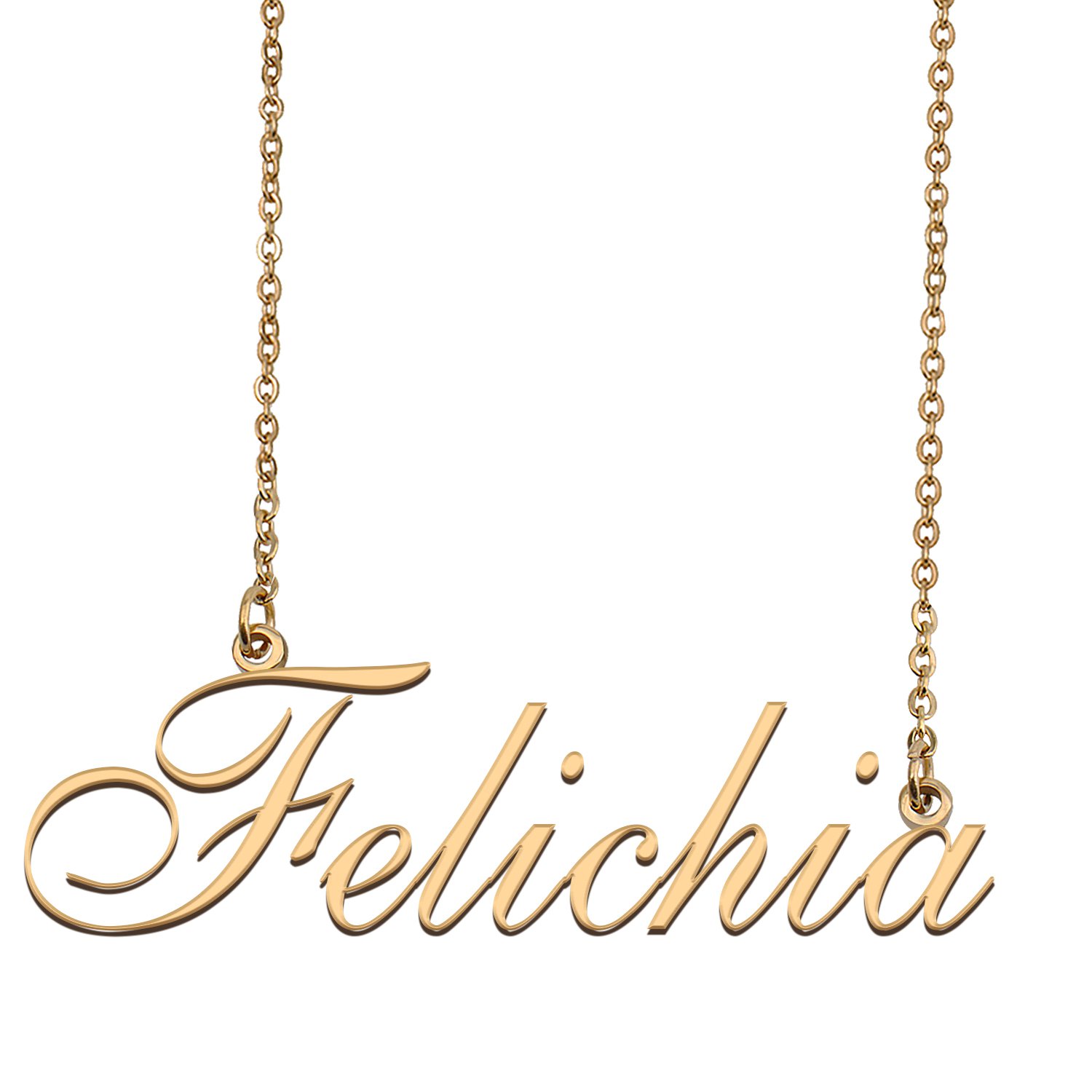 Custom Name Necklace Awesome Gift for My Best Friend Felichia