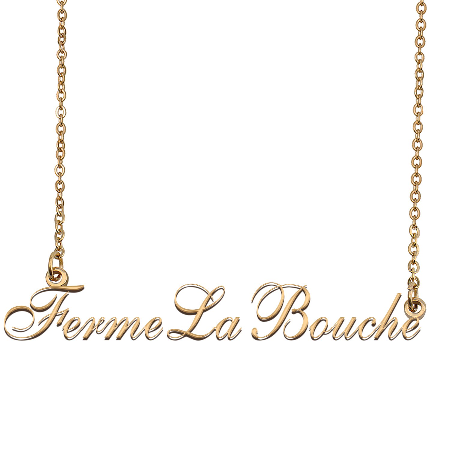 Custom Name Necklace Awesome Gift for My Best Friend FermeLaBouche