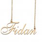 Custom Name Necklace Awesome Gift for My Best Friend Fidan