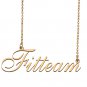 Custom Name Necklace Awesome Gift for My Best Friend Fitteam