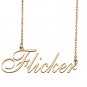 Custom Name Necklace Awesome Gift for My Best Friend Flicker