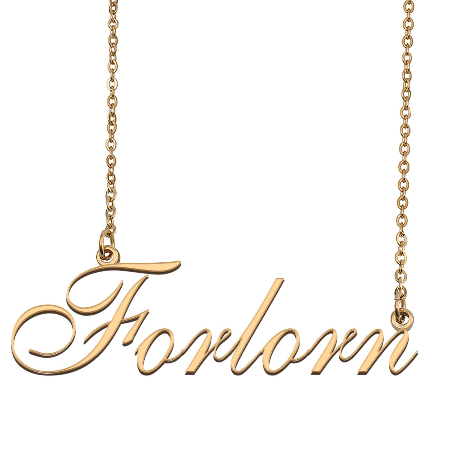Custom Name Necklace Awesome Gift for My Best Friend Forlorn