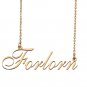 Custom Name Necklace Awesome Gift for My Best Friend Forlorn