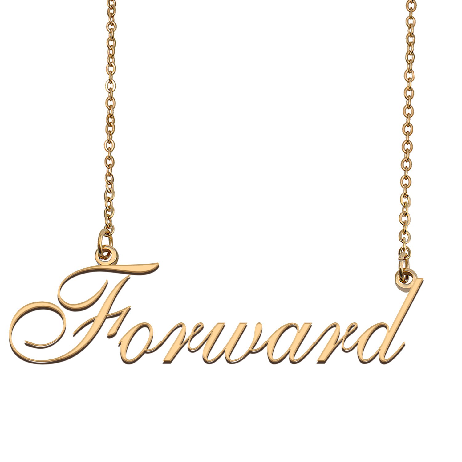 Custom Name Necklace Awesome Gift for My Best Friend Forward