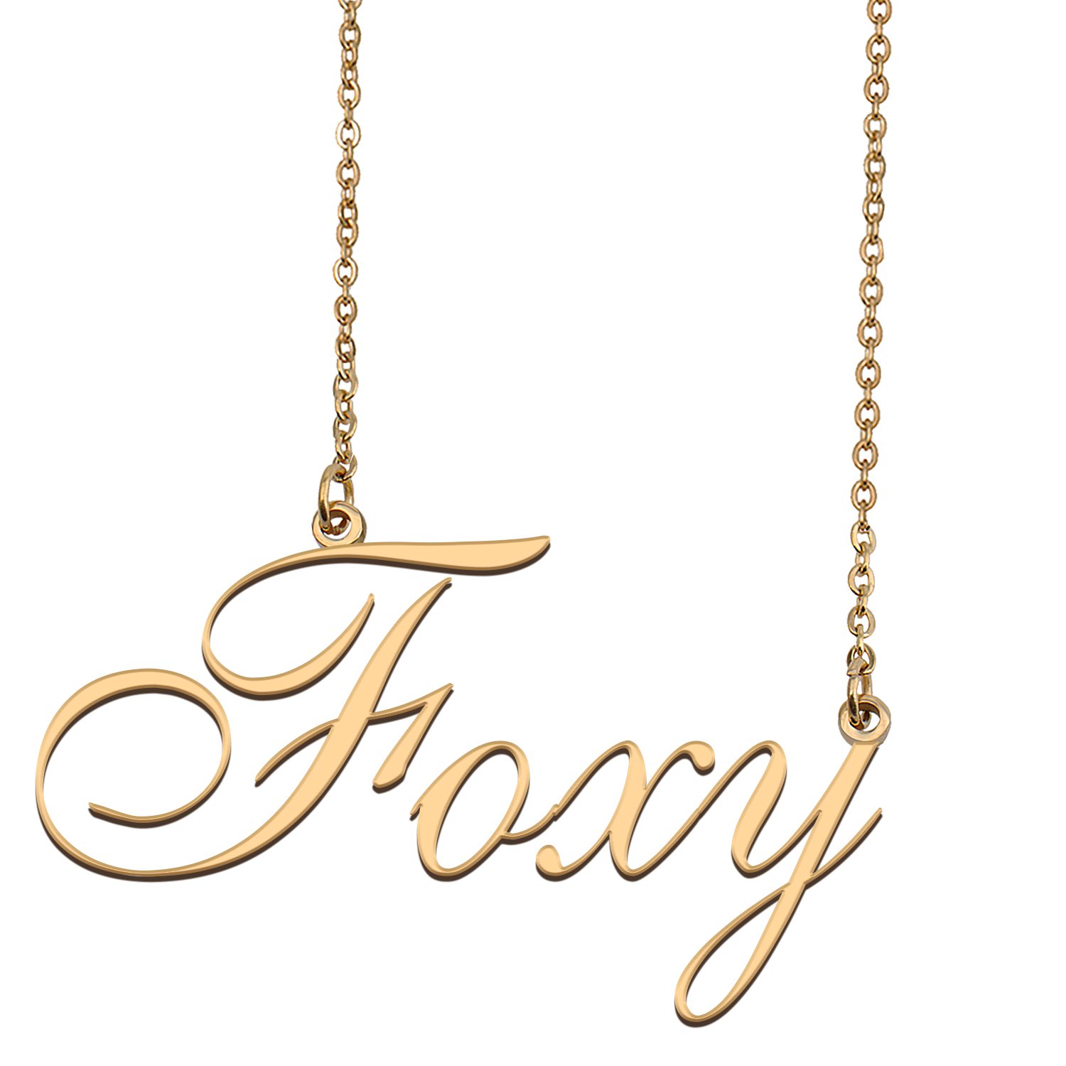 Custom Name Necklace Awesome Gift for My Best Friend Foxy