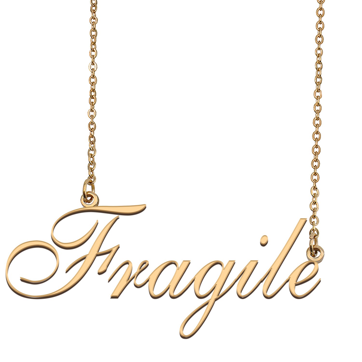Custom Name Necklace Awesome Gift for My Best Friend Fragile
