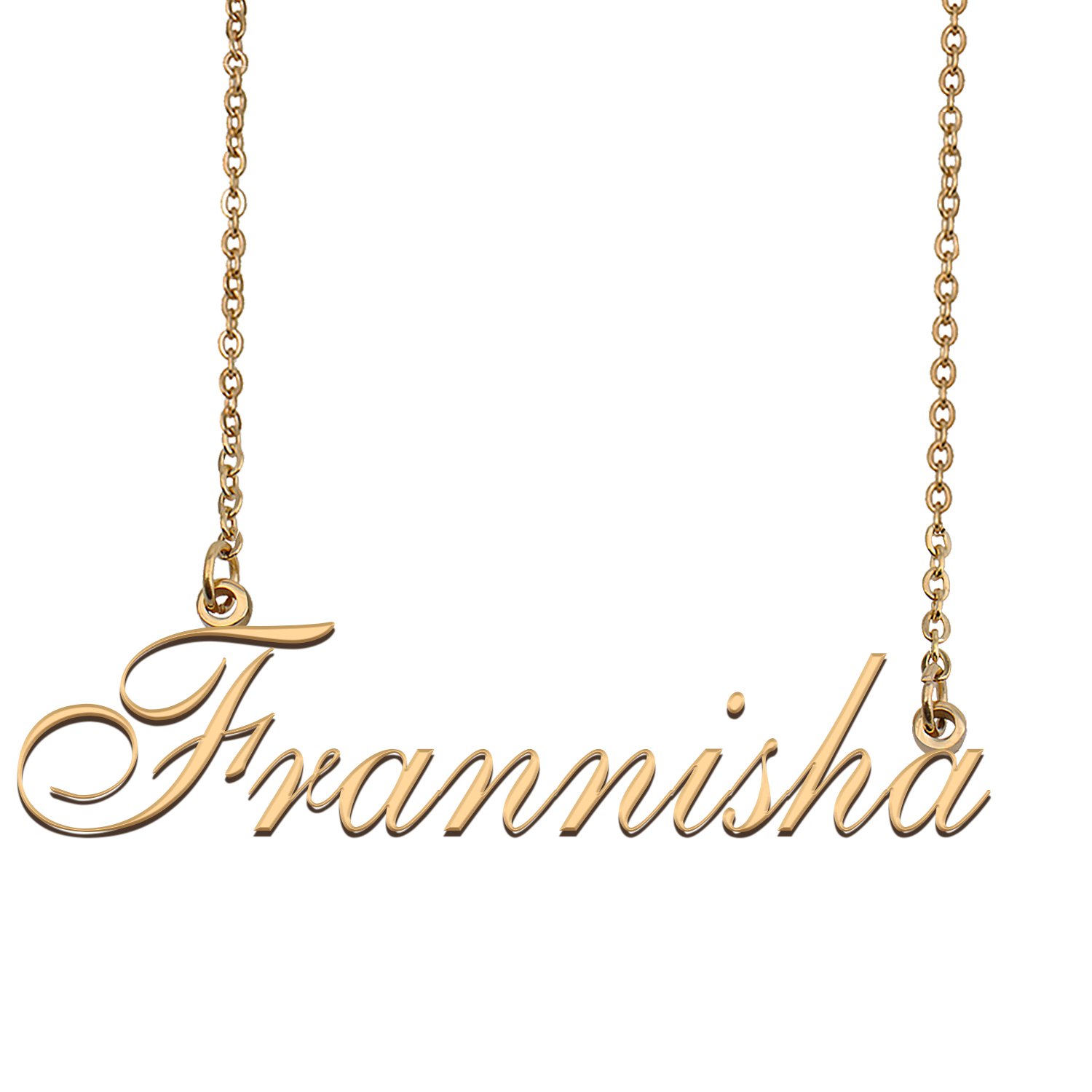 Custom Name Necklace Awesome Gift for My Best Friend Frannisha