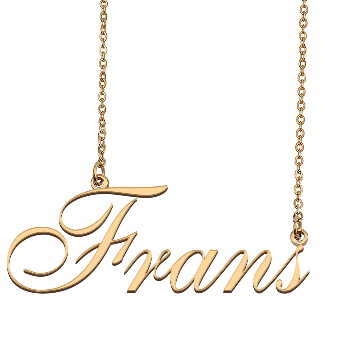 Custom Name Necklace Awesome Gift for My Best Friend Frans