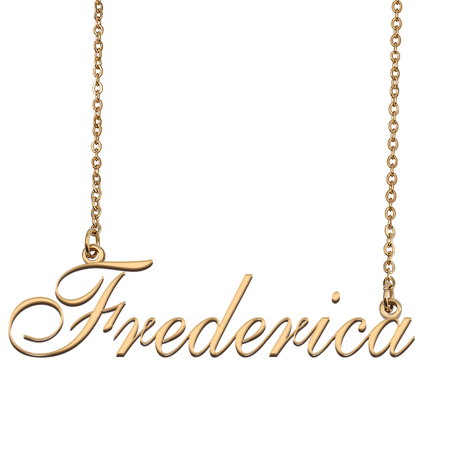 Custom Name Necklace Awesome Gift for My Best Friend Frederica