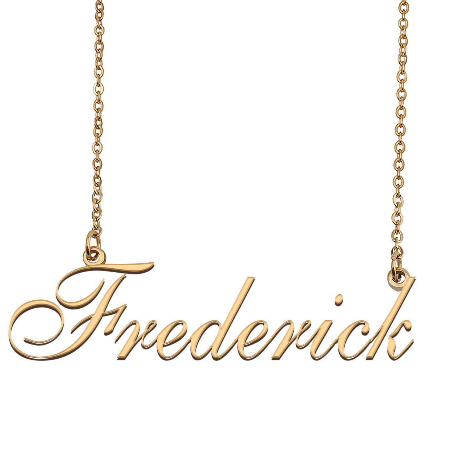 Custom Name Necklace Awesome Gift for My Best Friend Frederick