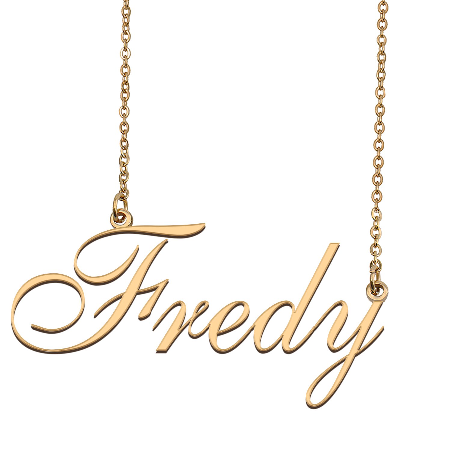 Custom Name Necklace Awesome Gift for My Best Friend Fredy