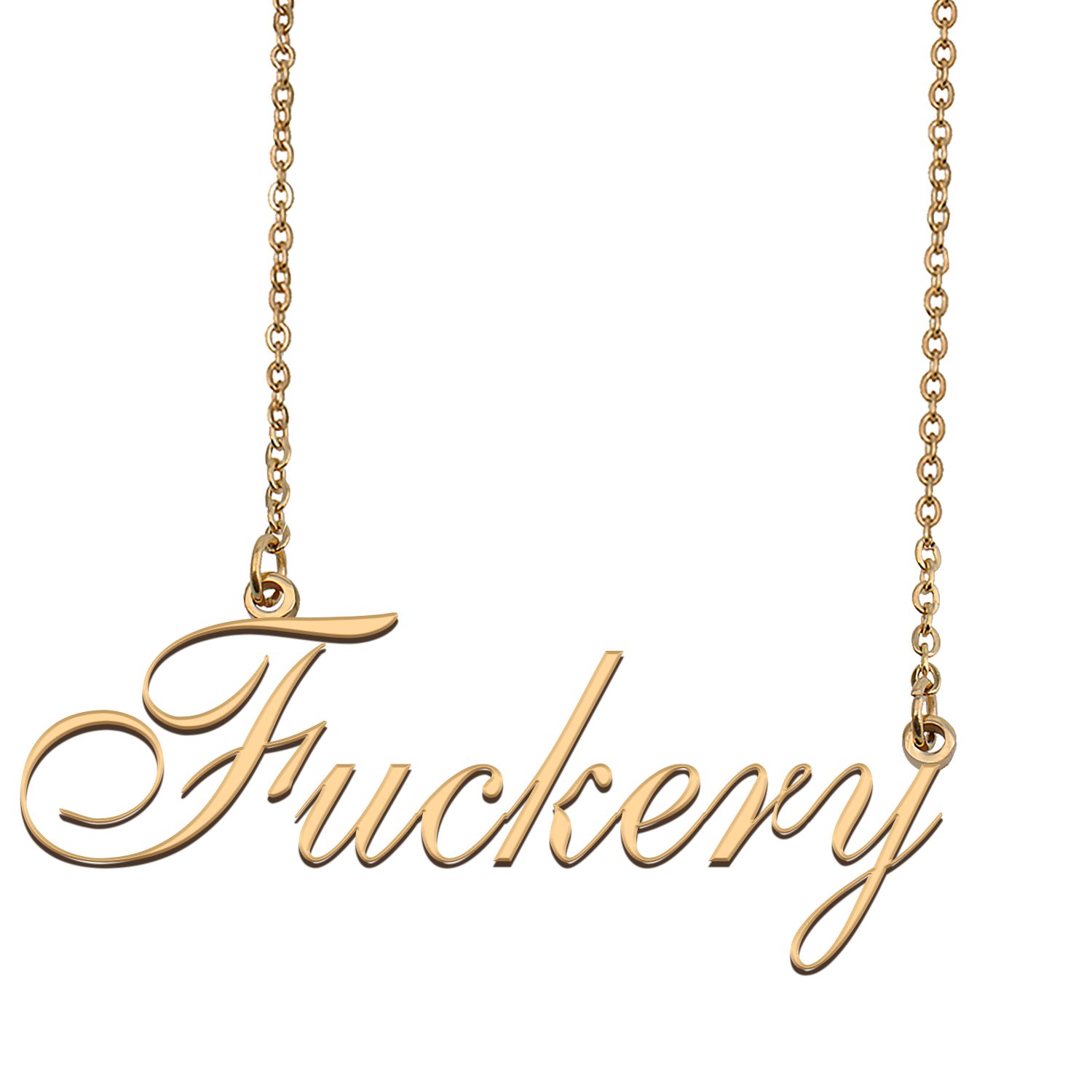 Custom Name Necklace Awesome Gift for My Best Friend Fuckery