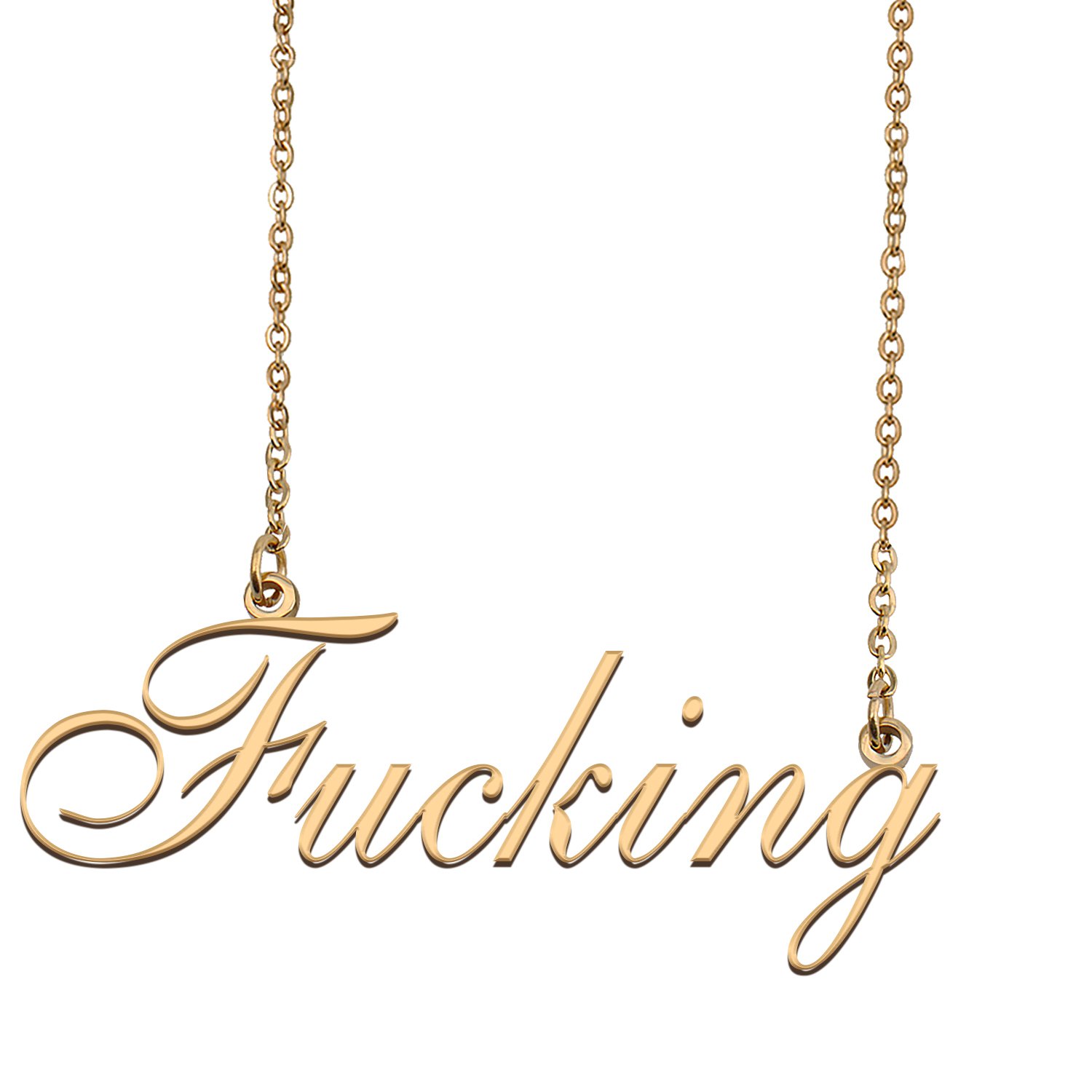 Custom Name Necklace Awesome Gift for My Best Friend Fucking