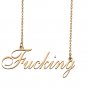 Custom Name Necklace Awesome Gift for My Best Friend Fucking