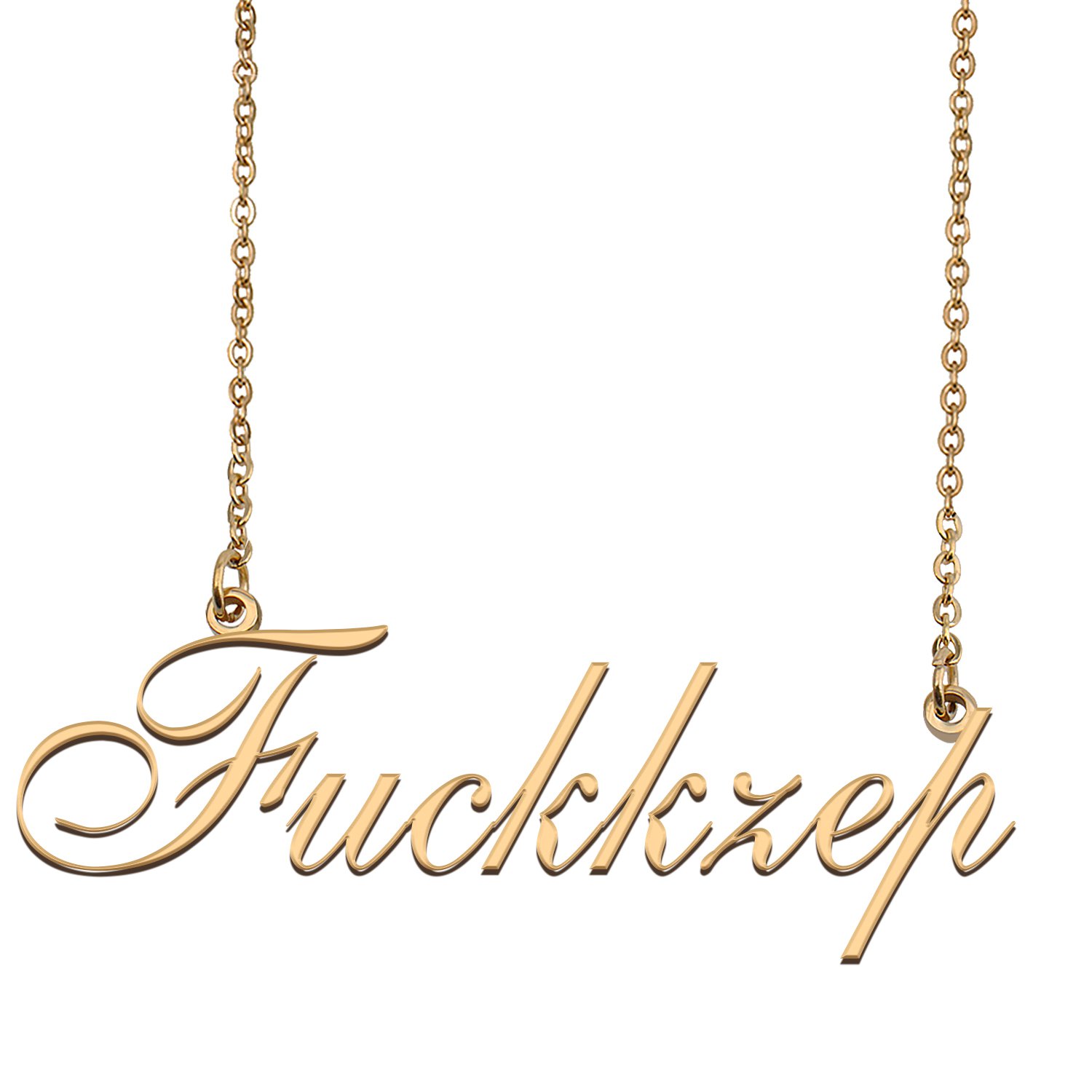 Custom Name Necklace Awesome Gift for My Best Friend Fuckkzep