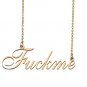 Custom Name Necklace Awesome Gift for My Best Friend Fuckme