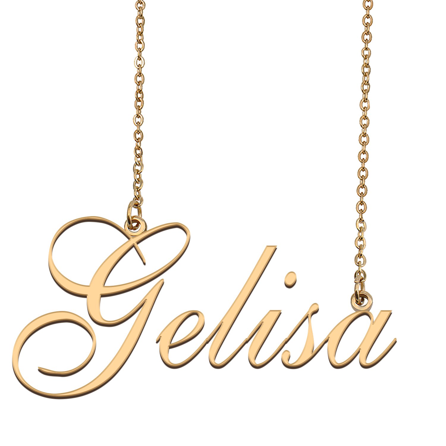 Custom Name Necklace Awesome Gift for My Best Friend Gelisa