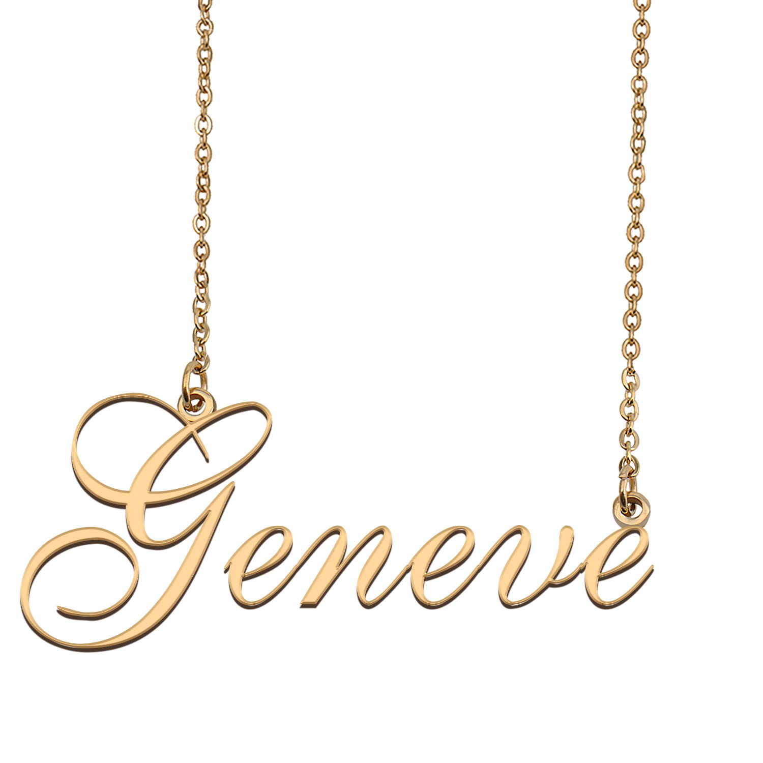 Custom Name Necklace Awesome Gift for My Best Friend Geneve