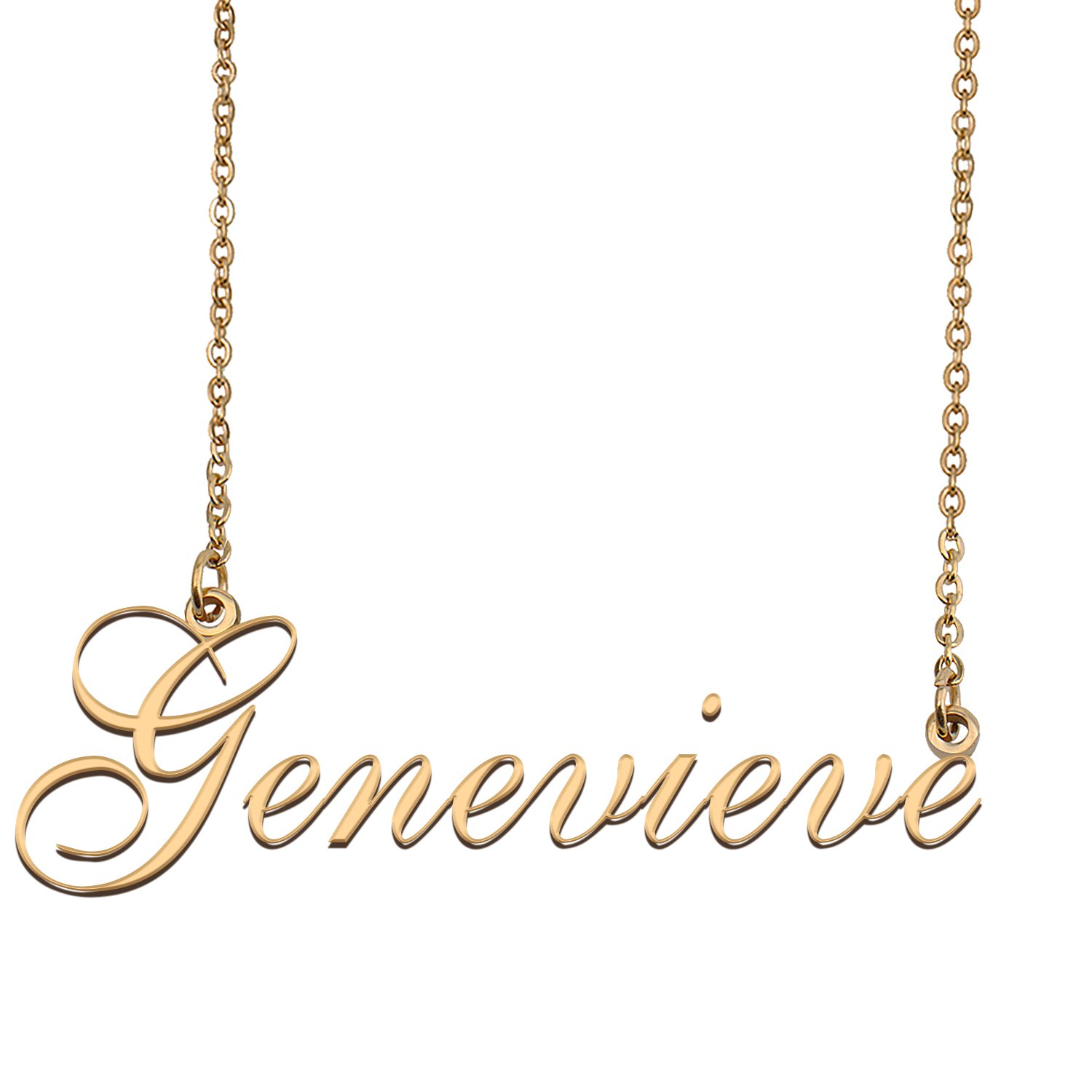 Custom Name Necklace Awesome Gift for My Best Friend Genevieve