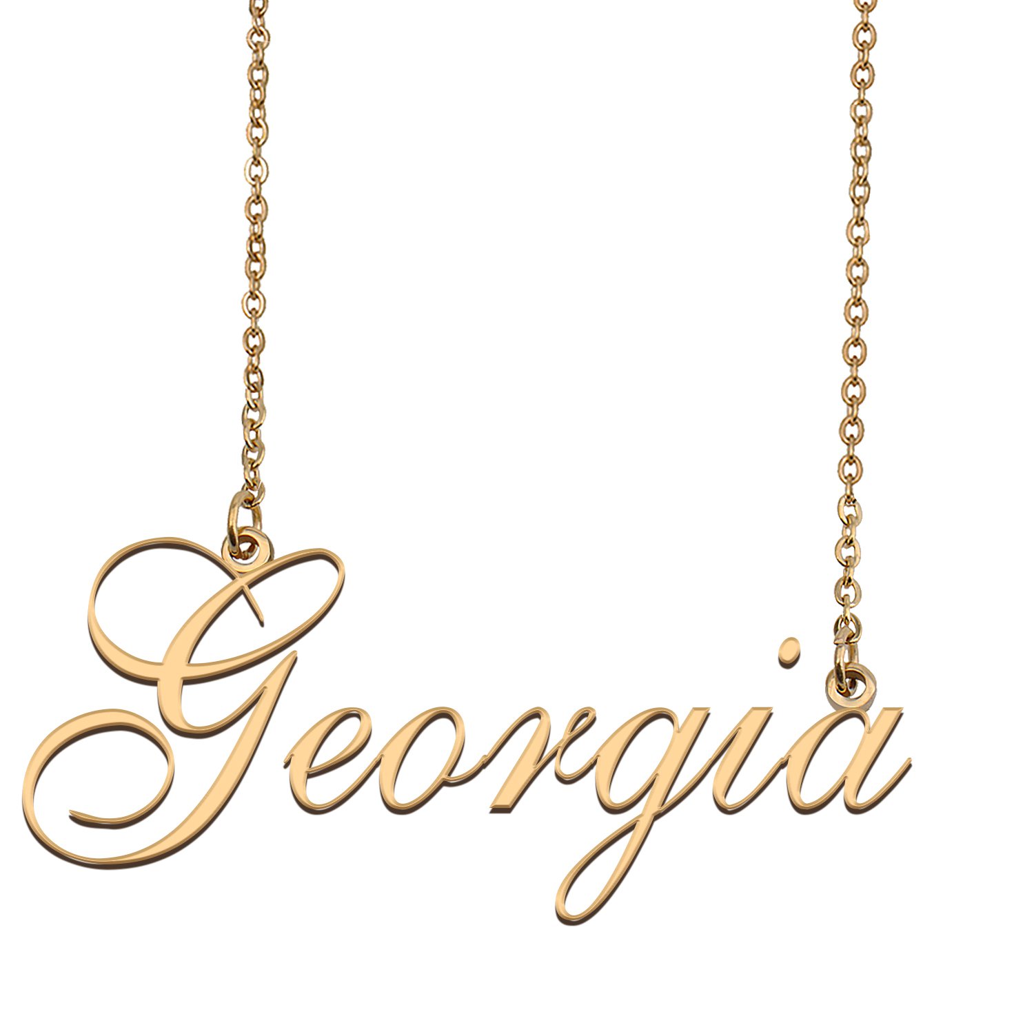Custom Name Necklace Awesome Gift for My Best Friend Georgia
