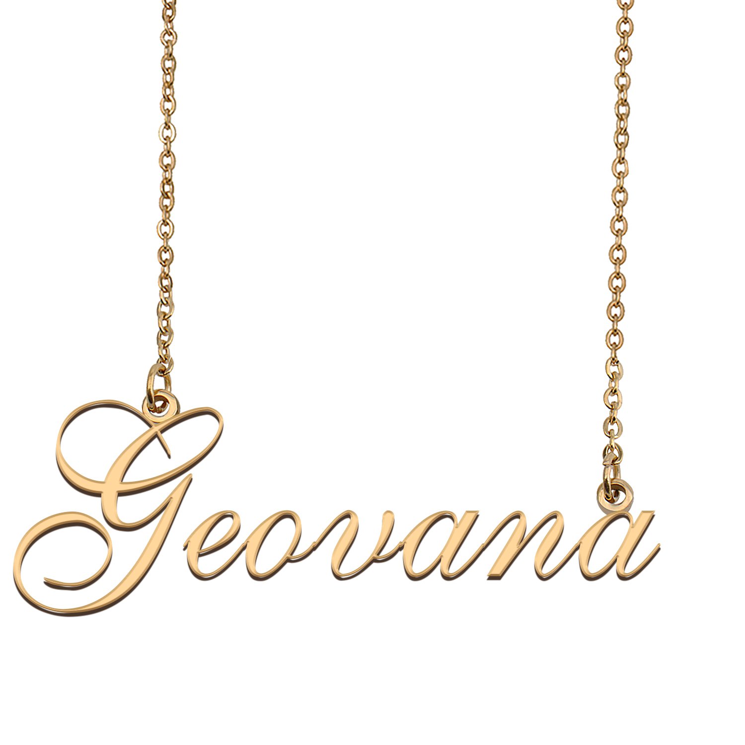 Custom Name Necklace Awesome Gift for My Best Friend Geovana