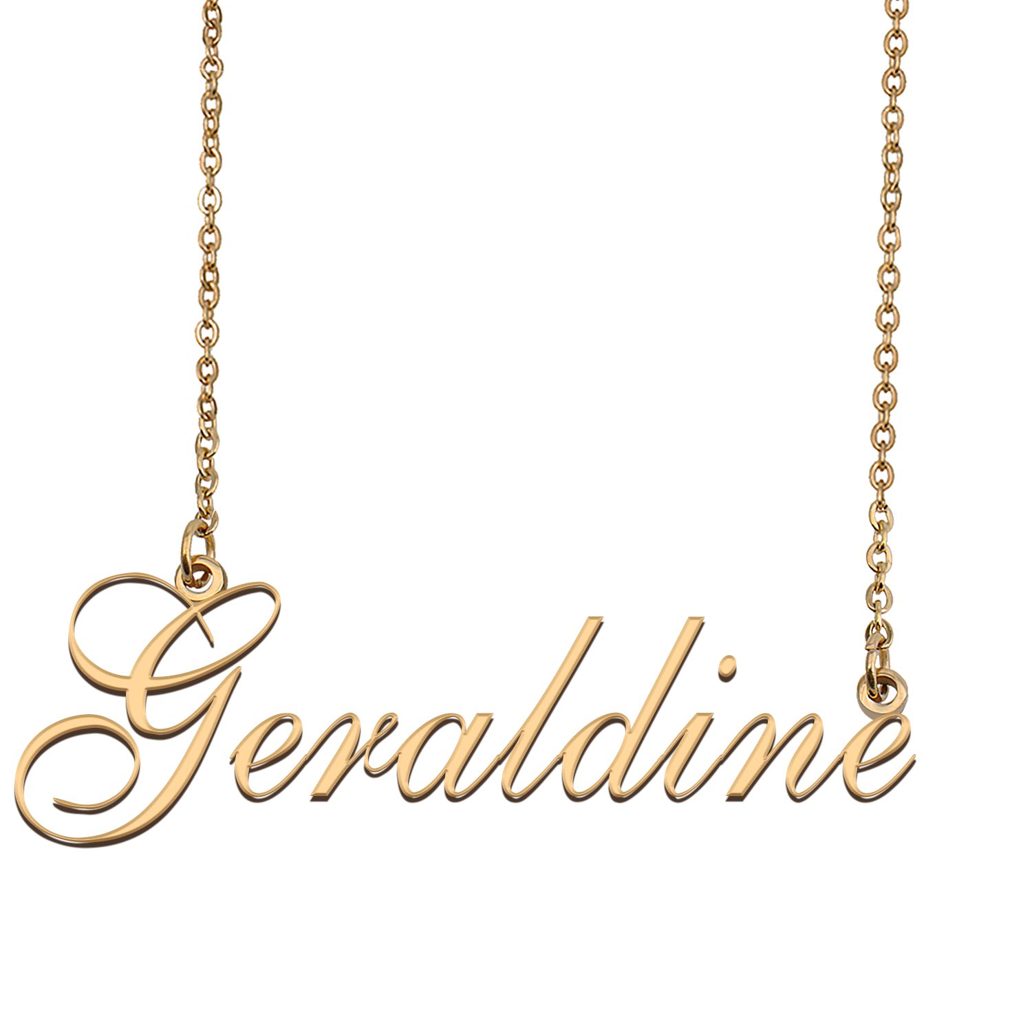 Custom Name Necklace Awesome Gift for My Best Friend Geraldine