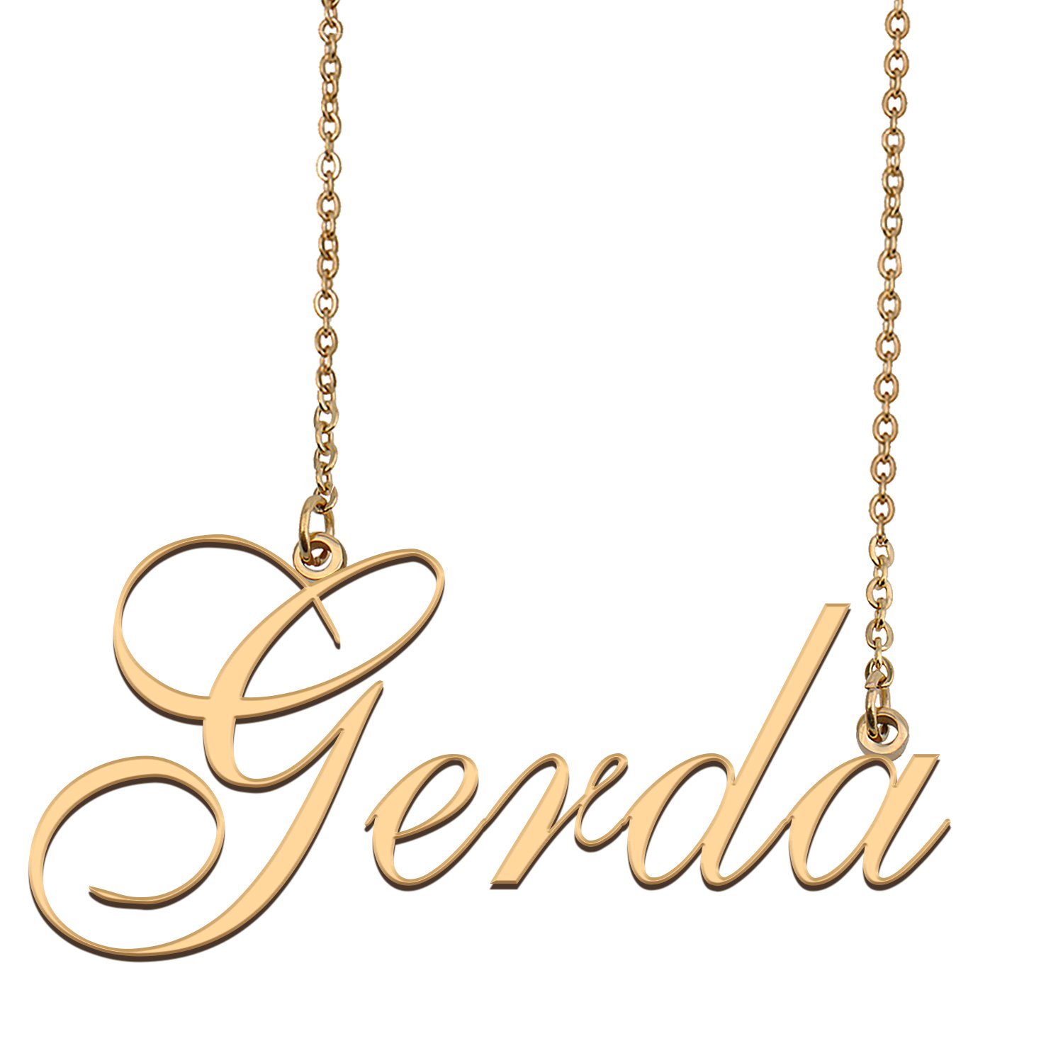 Custom Name Necklace Awesome Gift for My Best Friend Gerda