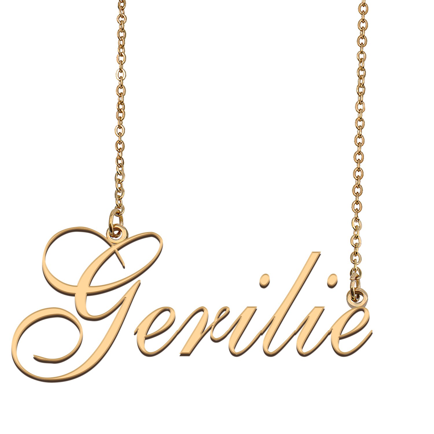 Custom Name Necklace Awesome Gift for My Best Friend Gerilie