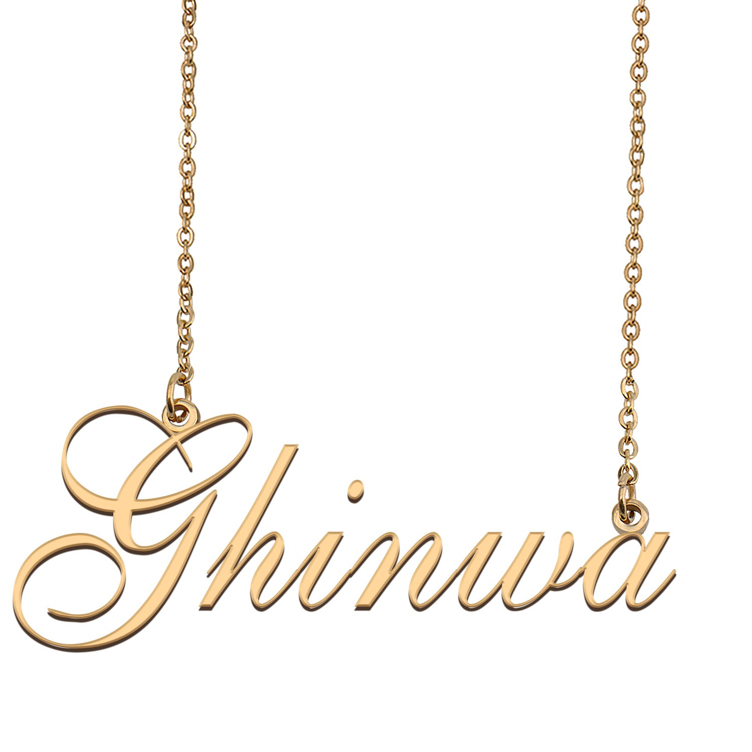 Custom Name Necklace Awesome Gift for My Best Friend Ghinwa
