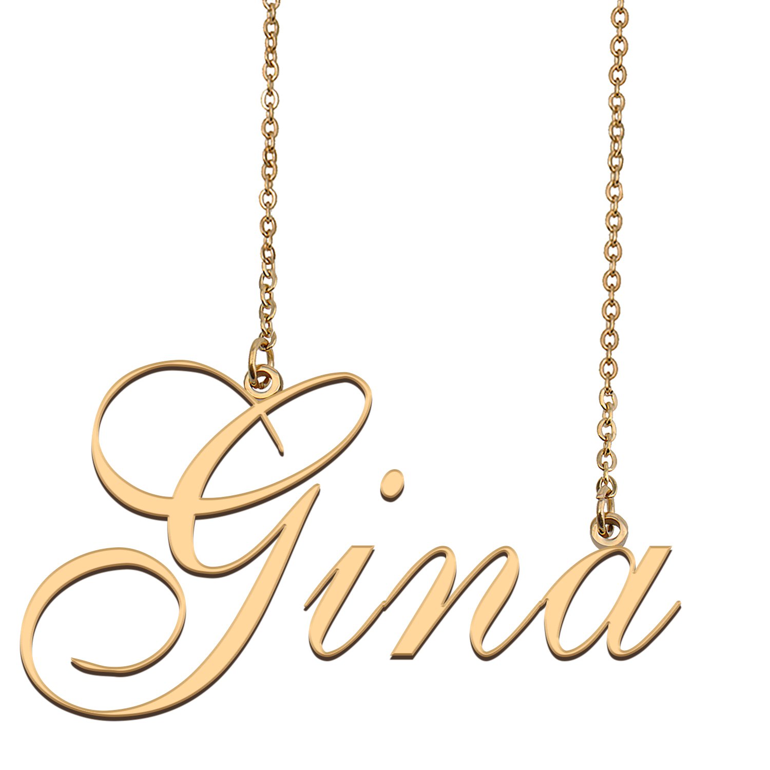 Custom Name Necklace Awesome Gift for My Best Friend Gina