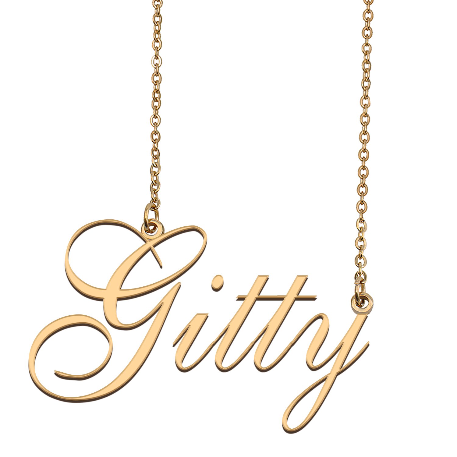 Custom Name Necklace Awesome Gift for My Best Friend Gitty