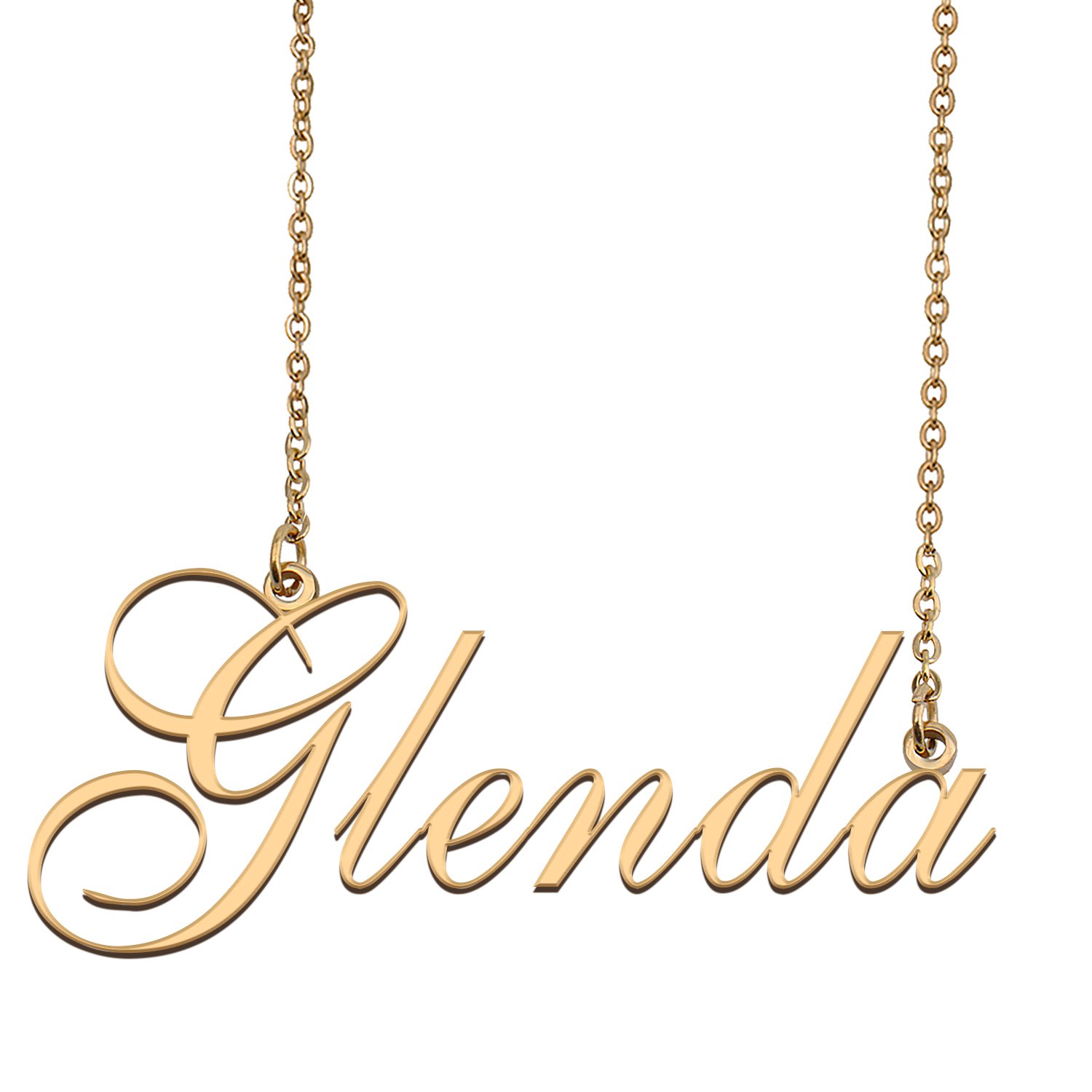 Custom Name Necklace Awesome Gift for My Best Friend Glenda