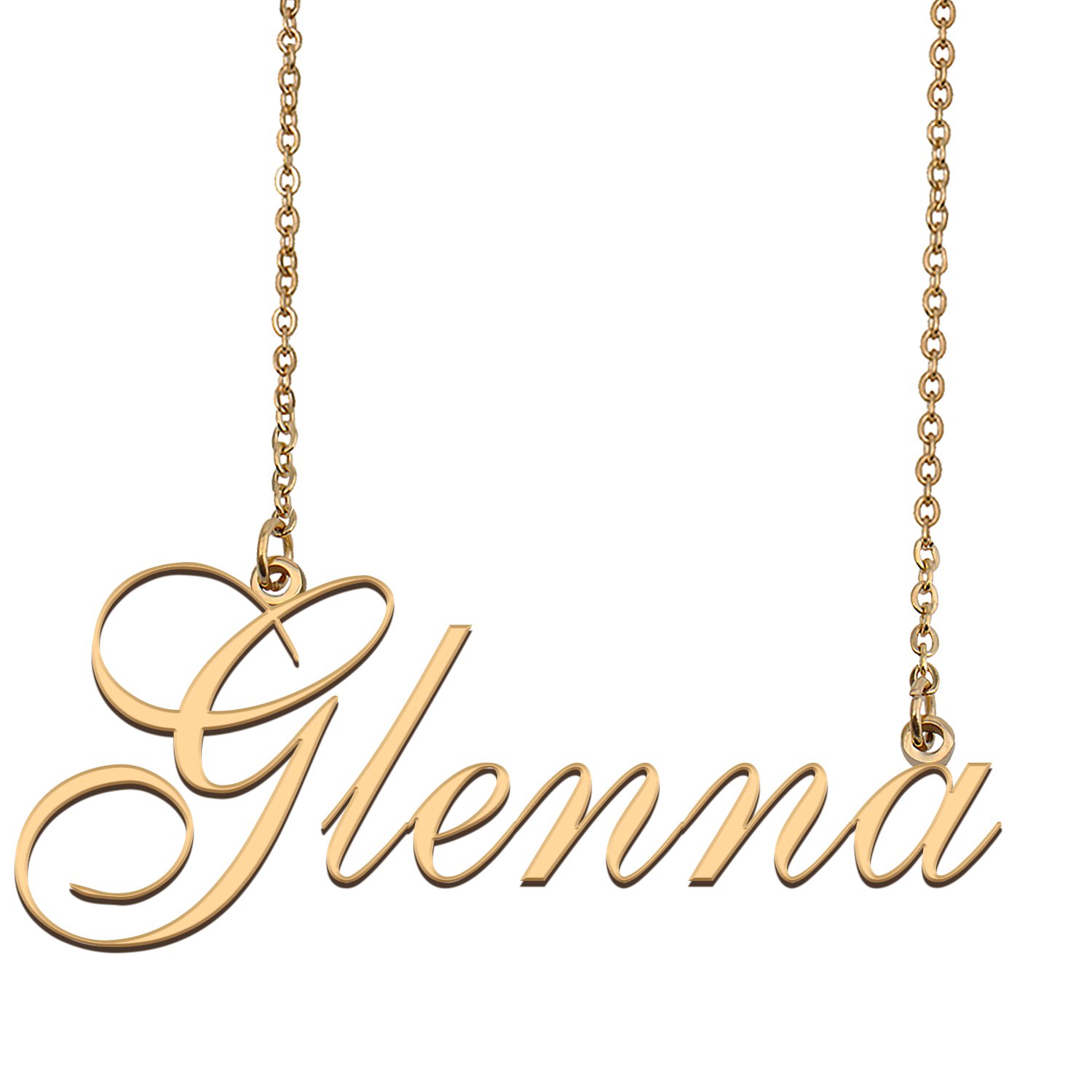 Custom Name Necklace Awesome Gift for My Best Friend Glenna
