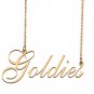 Custom Name Necklace Awesome Gift for My Best Friend Goldies