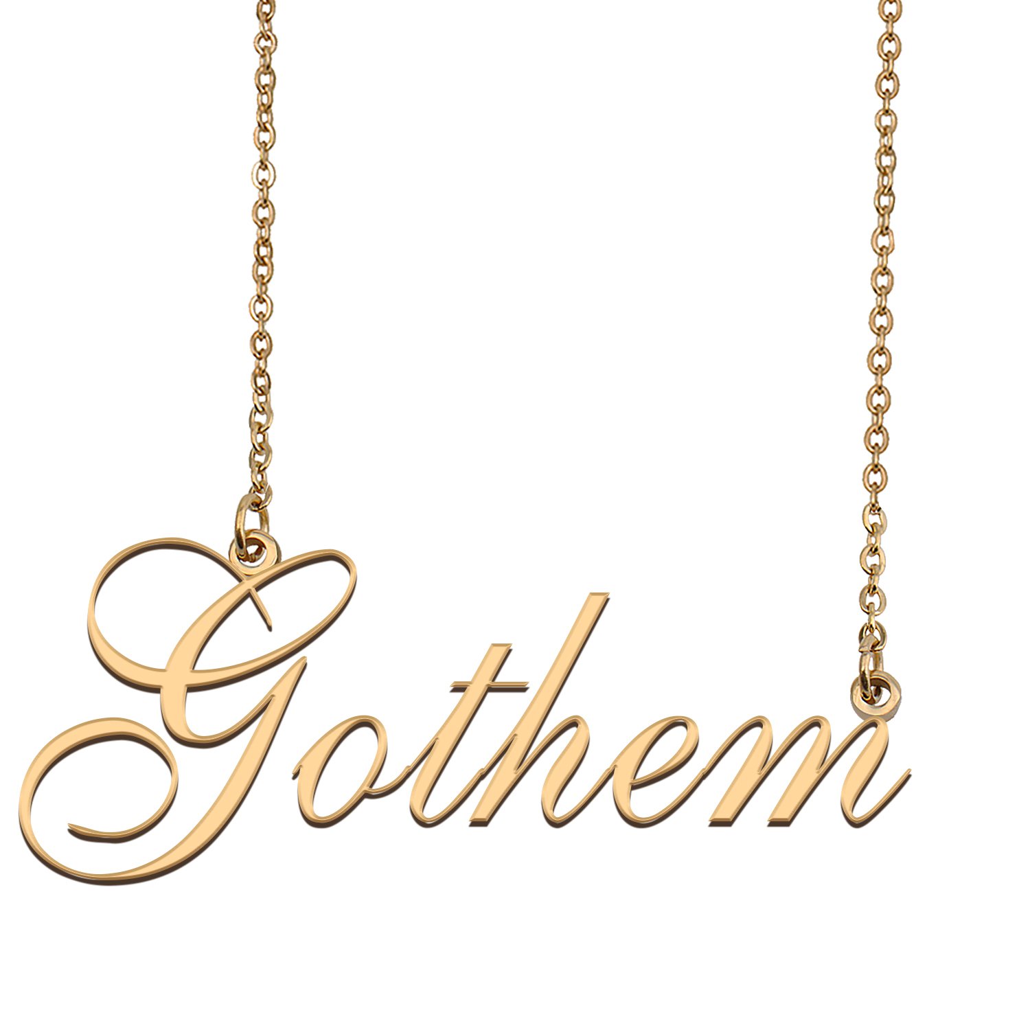 Custom Name Necklace Awesome Gift for My Best Friend Gothem