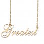 Custom Name Necklace Awesome Gift for My Best Friend Greatest