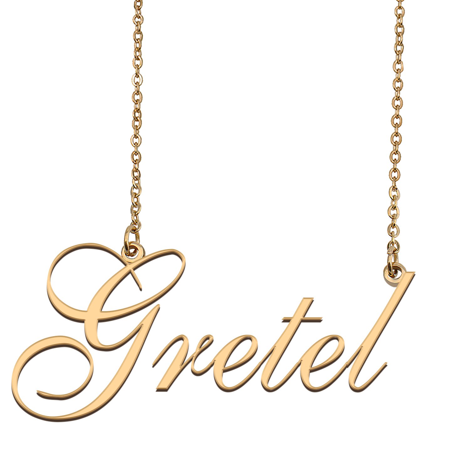 Custom Name Necklace Awesome Gift for My Best Friend Gretel