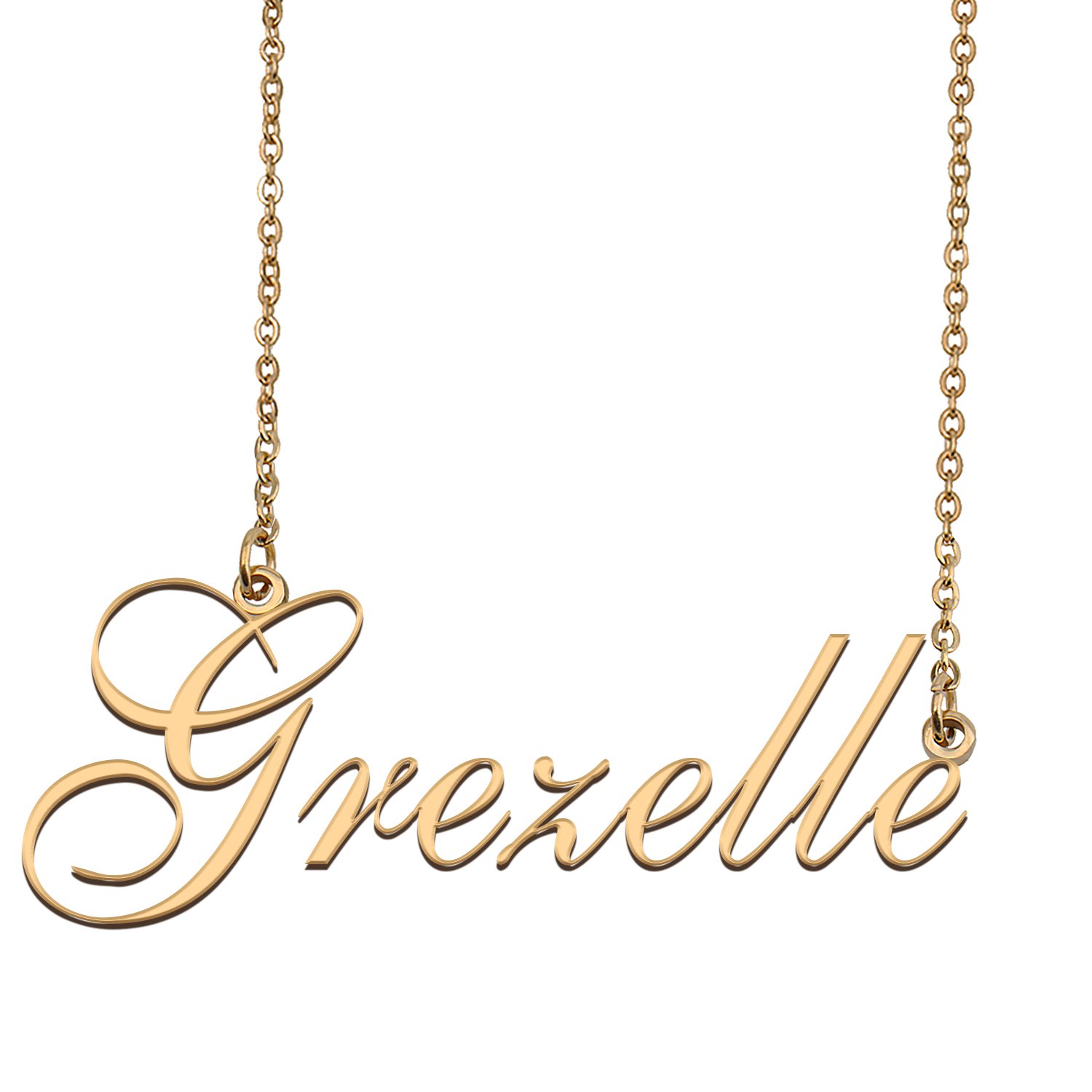 Custom Name Necklace Awesome Gift for My Best Friend Grezelle