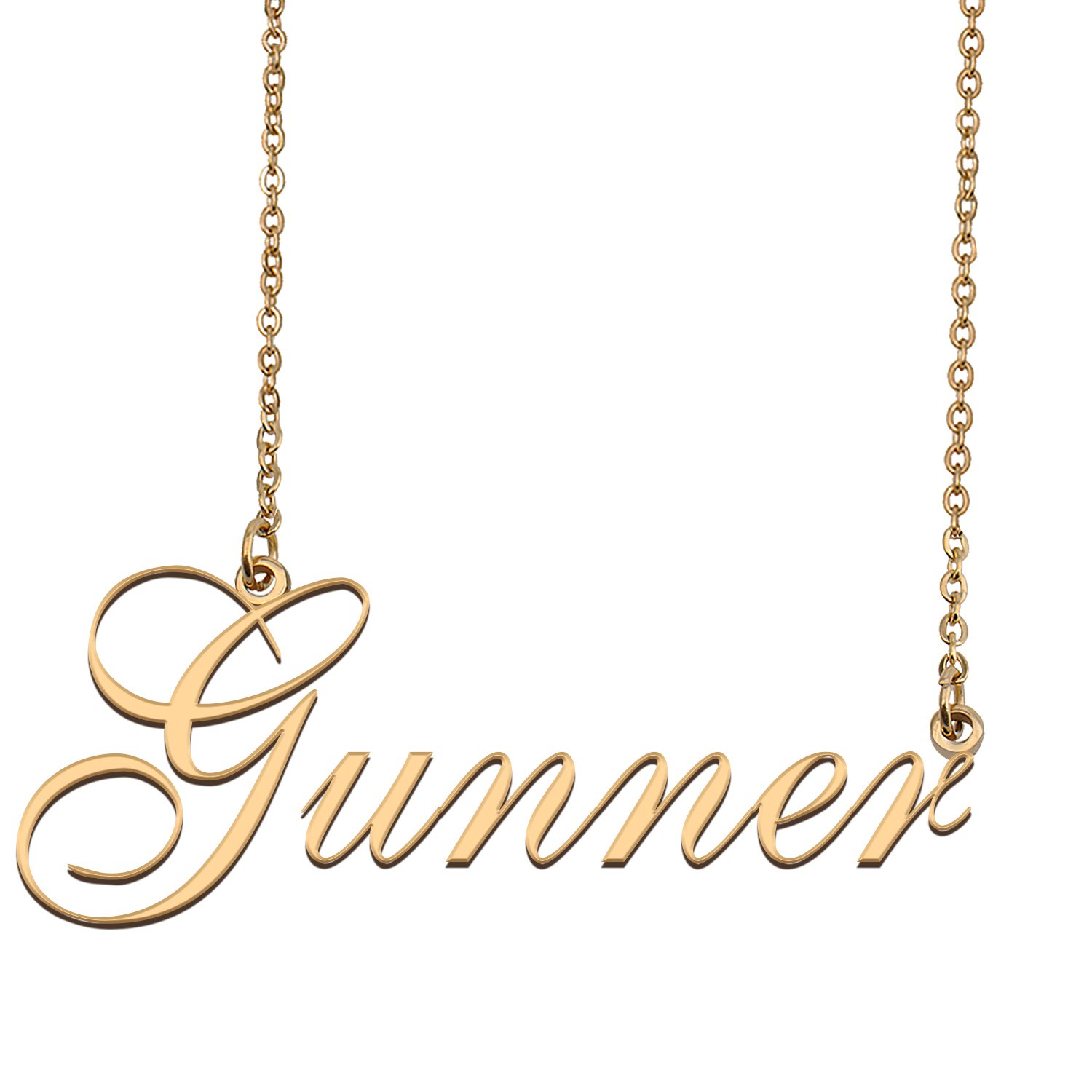 Custom Name Necklace Awesome Gift for My Best Friend Gunner