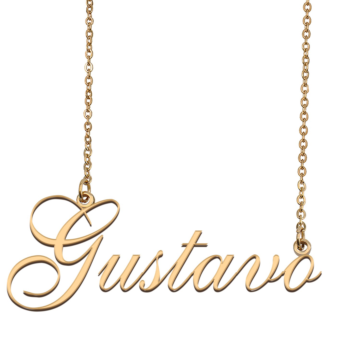 Custom Name Necklace Awesome Gift for My Best Friend Gustavo