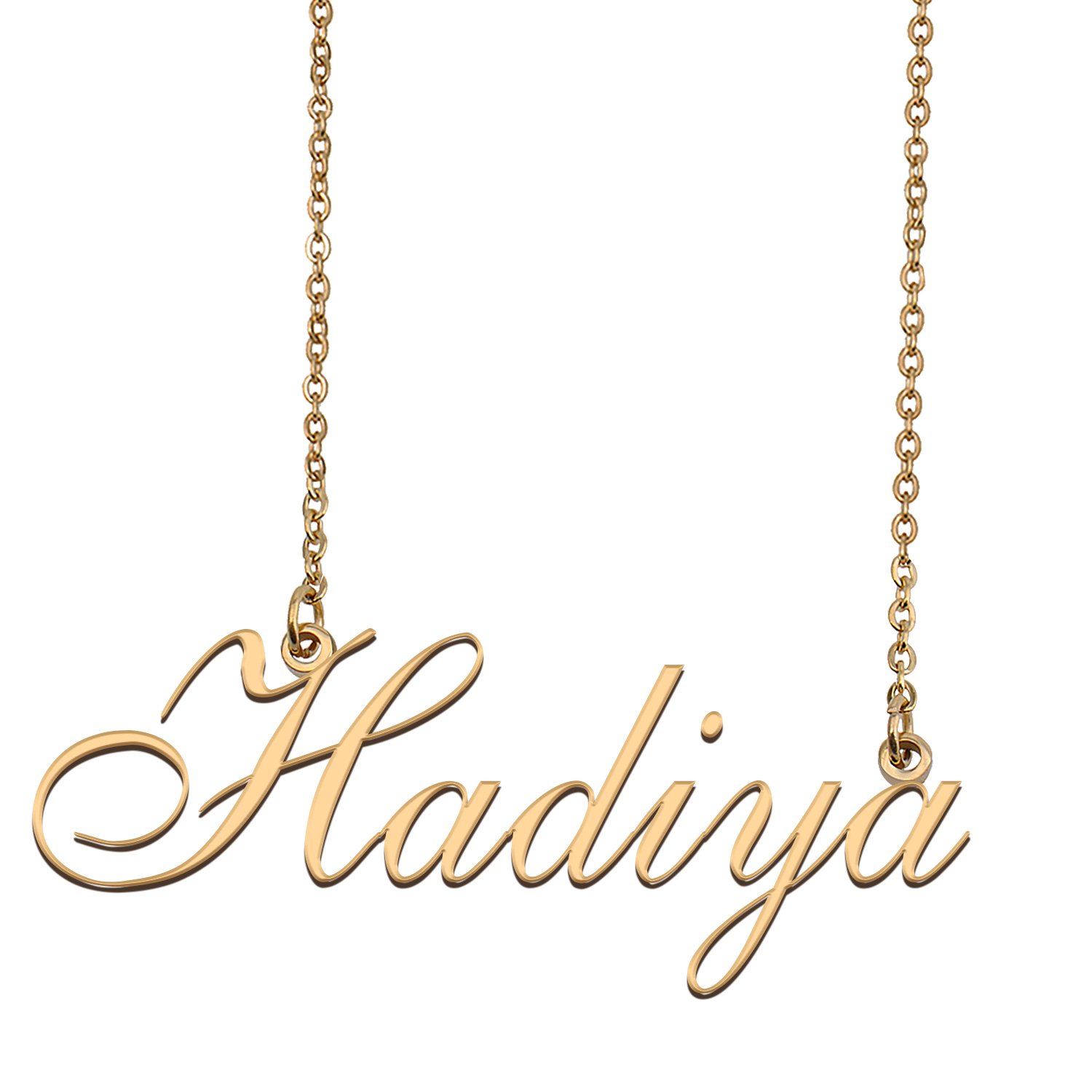 Custom Name Necklace Awesome Gift for My Best Friend Hadiya