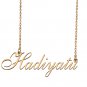 Custom Name Necklace Awesome Gift for My Best Friend Hadiyatu