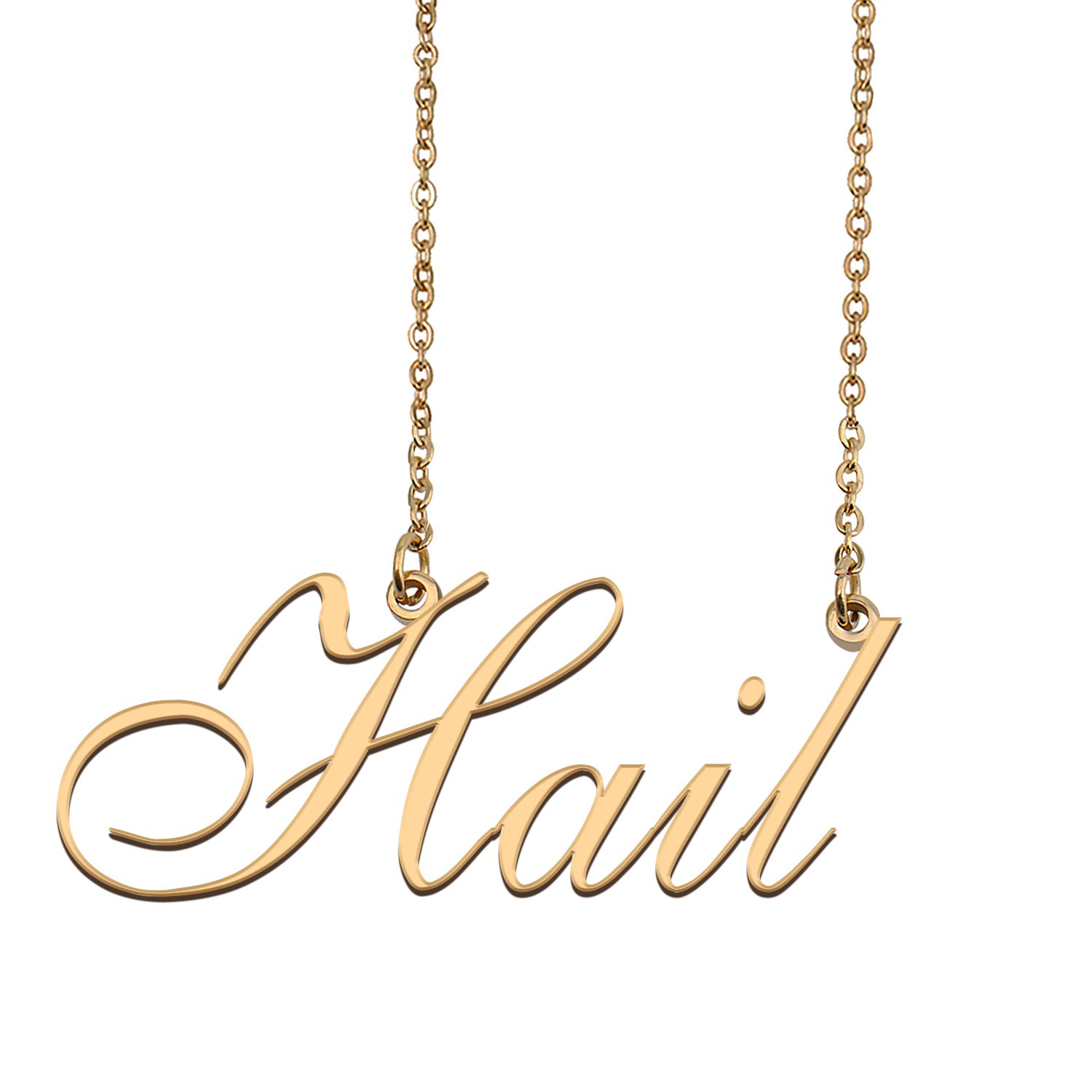 Custom Name Necklace Awesome Gift for My Best Friend Hail