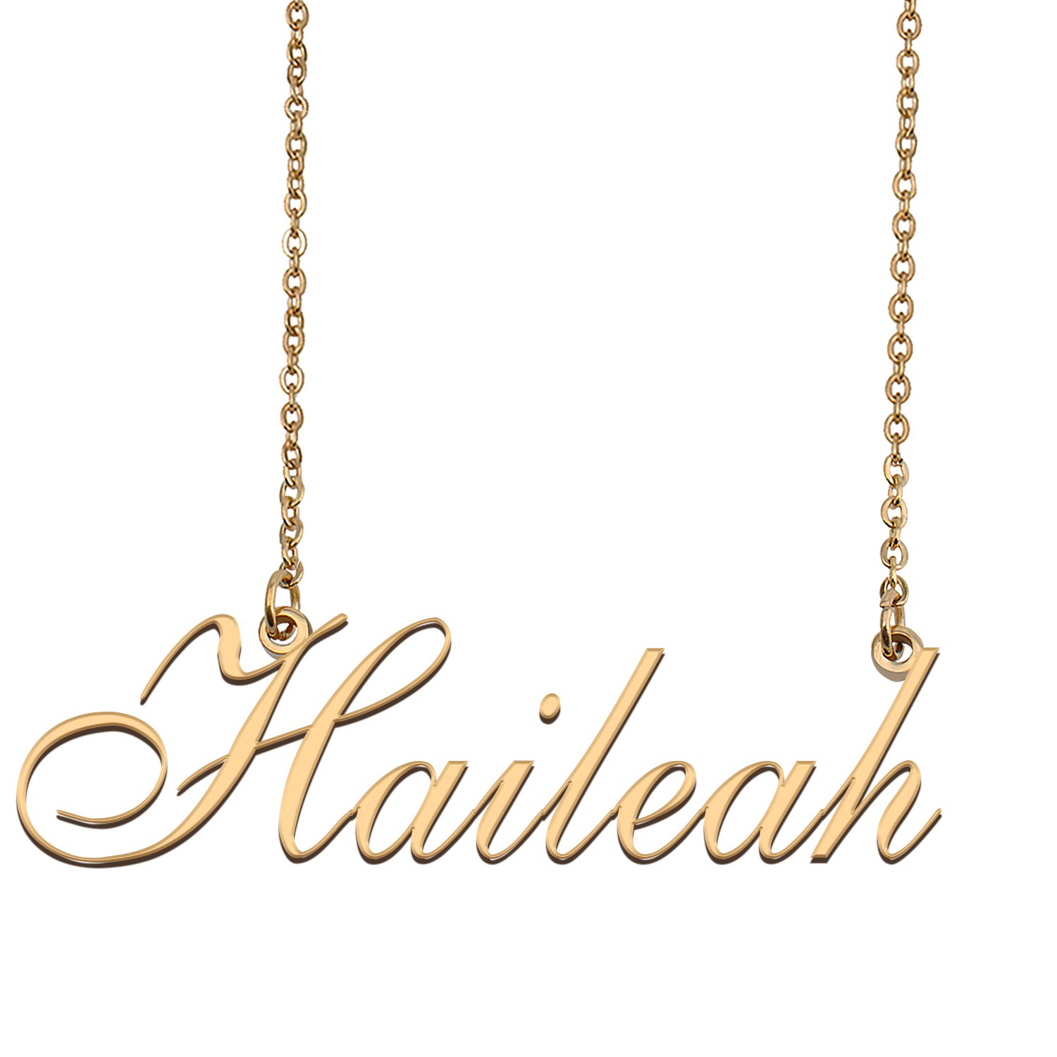 Custom Name Necklace Awesome Gift for My Best Friend Haileah