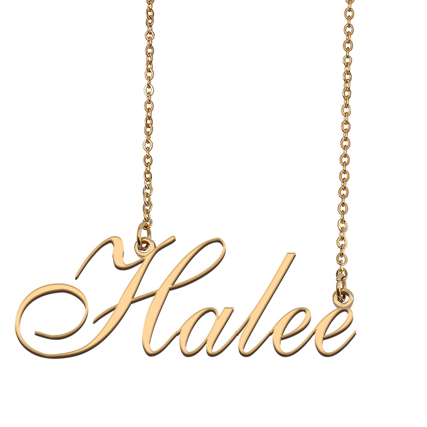 Custom Name Necklace Awesome Gift for My Best Friend Halee