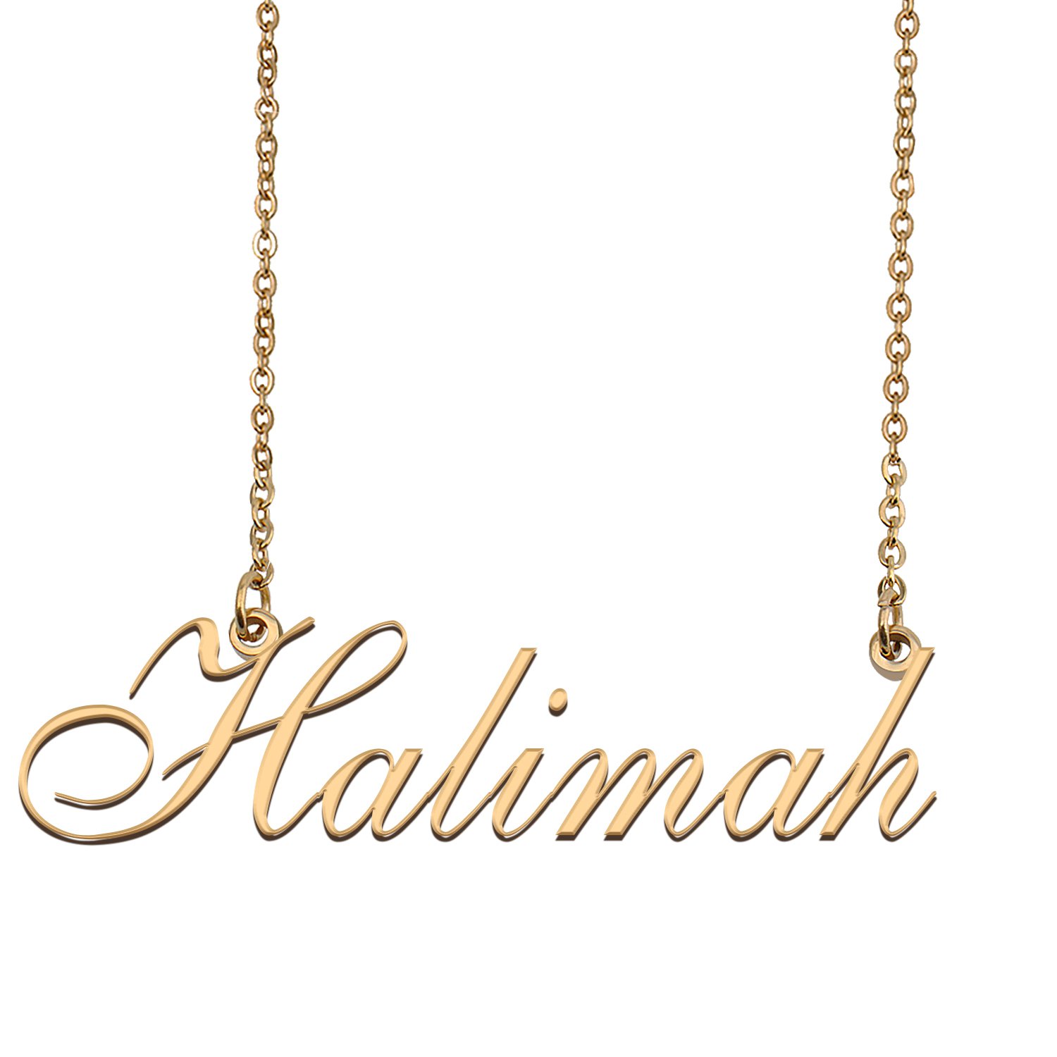 Custom Name Necklace Awesome Gift for My Best Friend Halimah